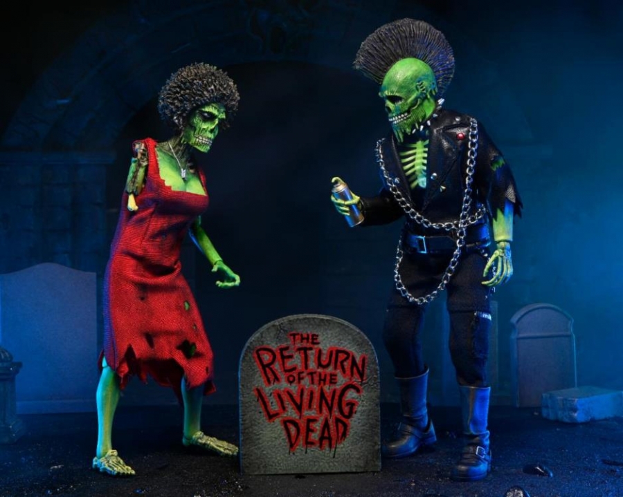 Return of the Living Dead 1985 Zombie Trash & Suicide Figures Action Figure Two-Pack - Click Image to Close