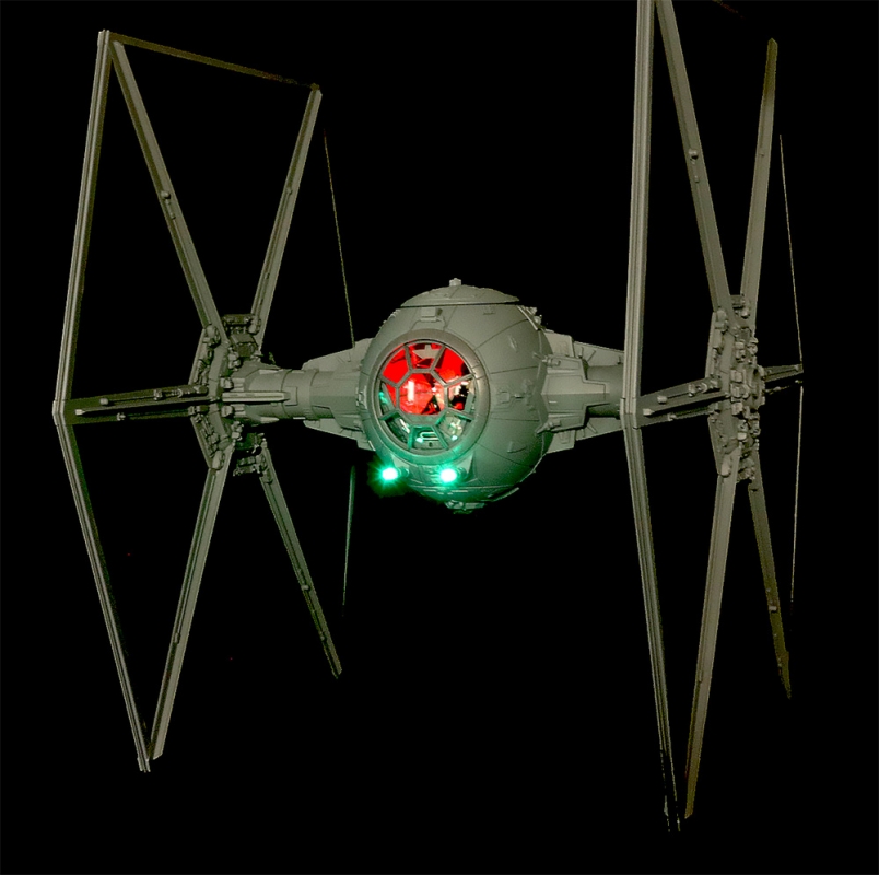 Star Wars Tie Fighter 1/32 Scale Studio Series Model Lighting Kit for AMT - Click Image to Close