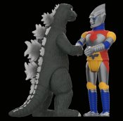 Godzilla and Jet Jaguar Shaking Hands ReAction Figure Box Set by Super 7