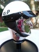 THX-1138 Chrome Plated Android Police Head & Helmet 1/6 Scale