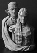 Mark of the Vampire Luna & Count Mora 1/4 Scale Bust Model Kit by Jeff Yagher