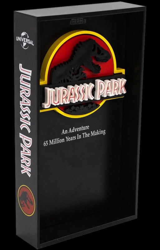 Jurassic Park 3-Deep Retro VHS Cover Movie Poster Statue - Click Image to Close