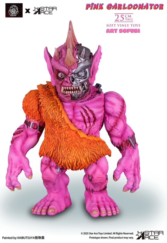 Great Garloo Pink Garloonator Soft Vinyl Designer Figure Art Sofubi Series - Click Image to Close