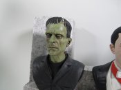 Universal Monsters Legacy Busts and DVD Set 2004 Dracula, Frankenstein and The Wolf Man