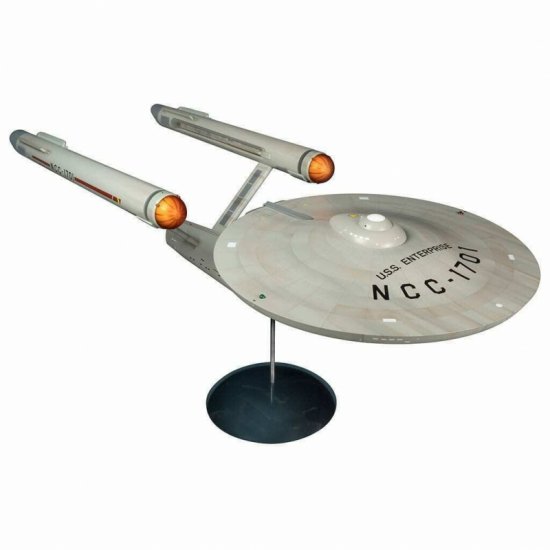 Star Trek TOS USS Enterprise NCC-1701 1/350 Scale Pre-Built