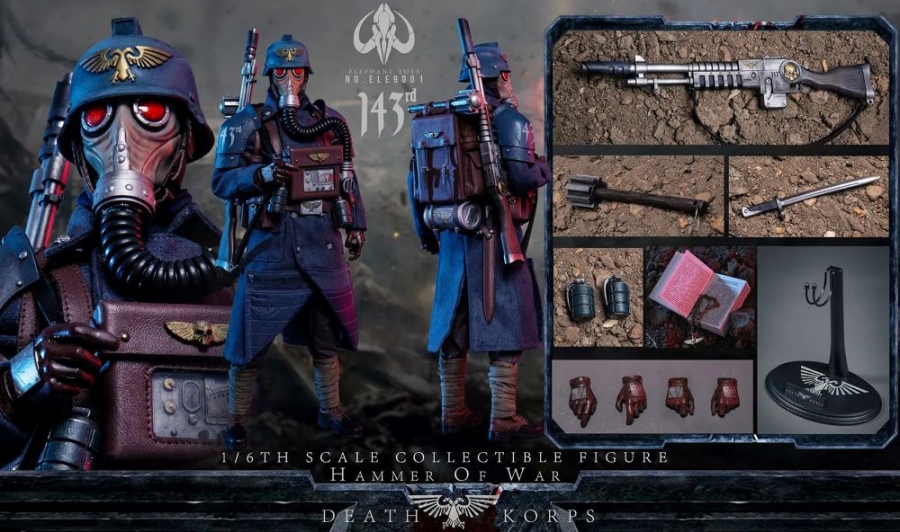 Hammer of War Death Legion 1/6 Scale Action Figure Elephant Toys - Click Image to Close