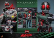 Kamen Rider No. 2 with Cyclone Motorcycle 1/6 Scale Figure Set by Hot Toys