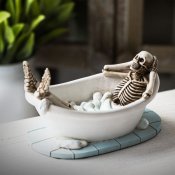 Skeleton in the Bath Tub Statue