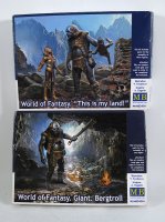 World Of Fantasy This Is My Land and Giant Bergtroll 1/24 Scale Model Kit by Master Box NOT MINT