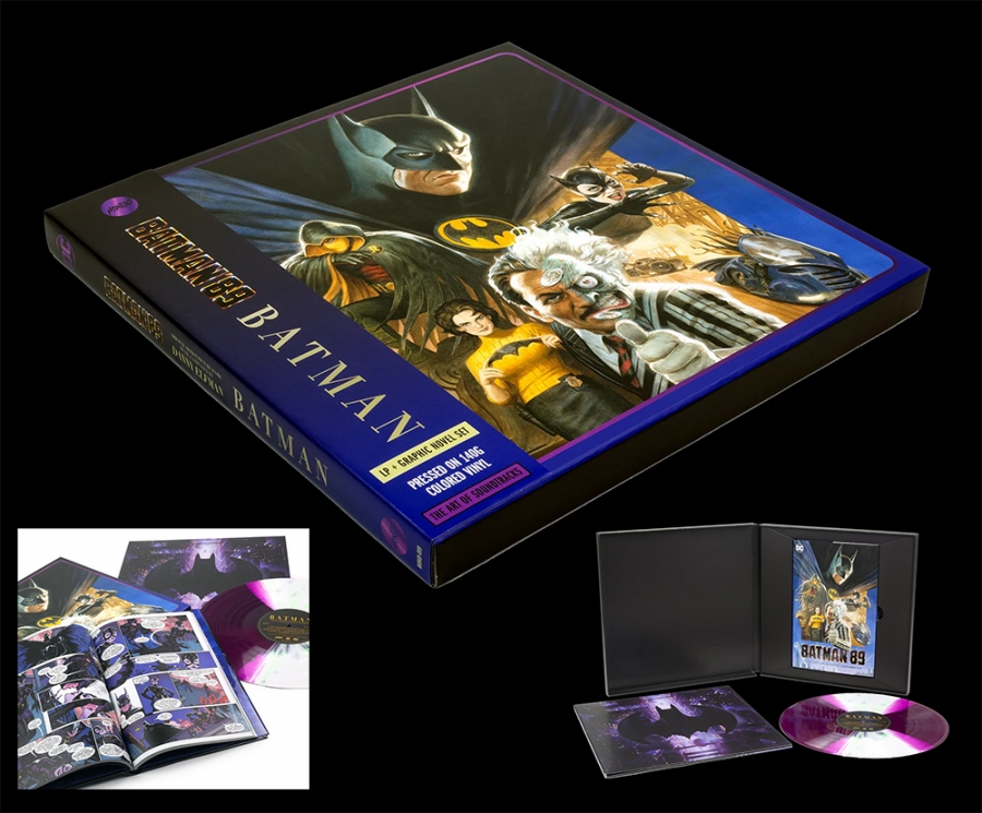 Batman 1989 Soundtrack LP & Graphic Novel Box Set Danny Elfman LIMITED EDITION - Click Image to Close