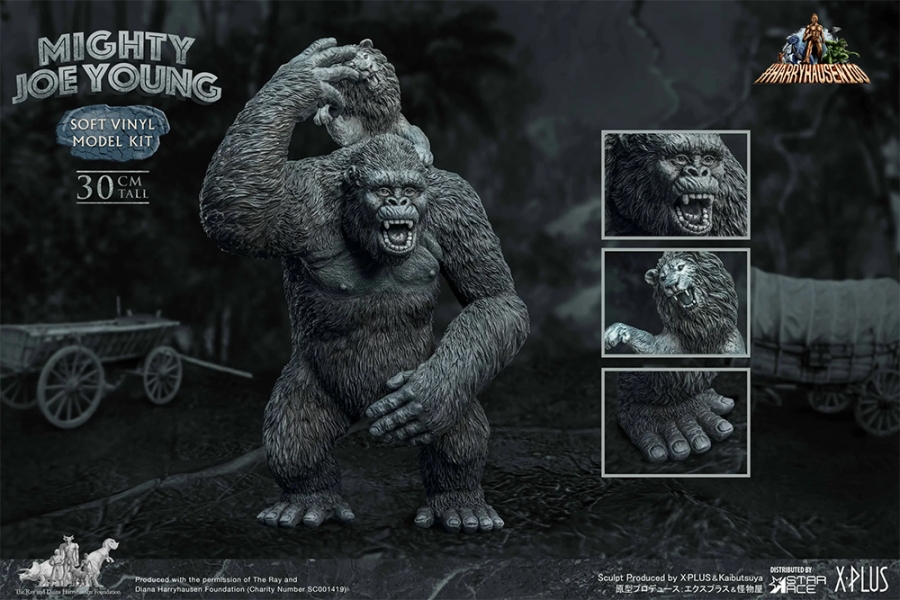 Mighty Joe Young Soft Vinyl Model Kit Ray Harryhausen - Click Image to Close