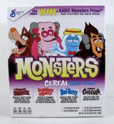 General Mills Monster Cereal Box Set 4 Pack Count Chocula, Frankenberry, Boo-Berry and Frute Brute
