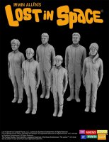 Lost In Space Robinson Family 1/35 Scale Figure Set Model Kit (Freezing Tube Version)