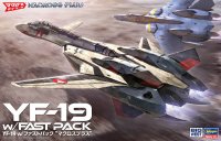 Macross Plus YF-19 w/Fast Pack 1/48 Scale Model Kit by Hasegawa