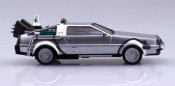 Back to the Future Part II 1/43 Scale Pull-Back DeLorean Time Machine Model Kit by Aoshima