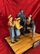 A.C. Meet Frank Aurora Monster Scenes Scale Production Photo 5 Figure BUILT and PAINTED Display