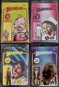 Brain Dead 1990 Set of 4 Retro Style 3.75 Inch Figures