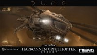 Dune 2021 Harkonnen Ornithopter 1/72 Scale Model Kit by Meng