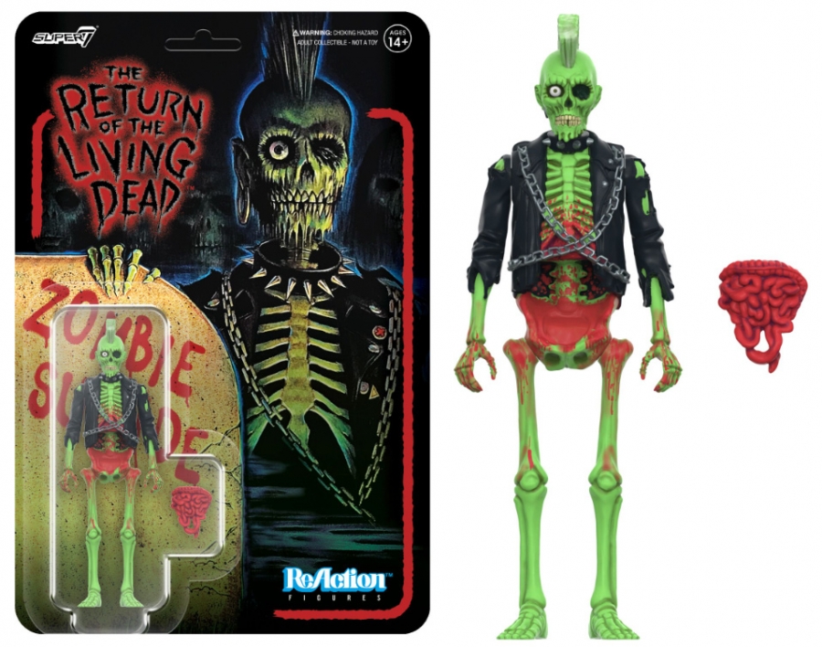 Return of the Living Dead Zombie Suicide 3.75 Inch Reaction Figure - Click Image to Close