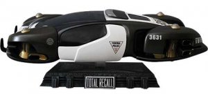 Total Recall 20 Inch Flying Police Car Replica