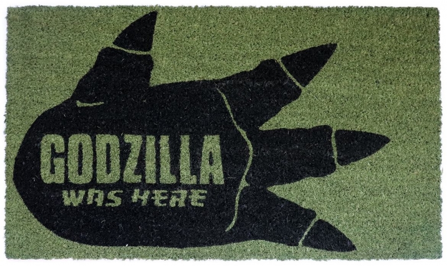 Godzilla Footprint Coir Doormat - Click Image to Close