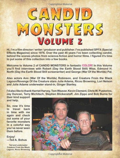 Candid Monsters Volume 2 Softcover Book Ted Bohus Candid Monsters