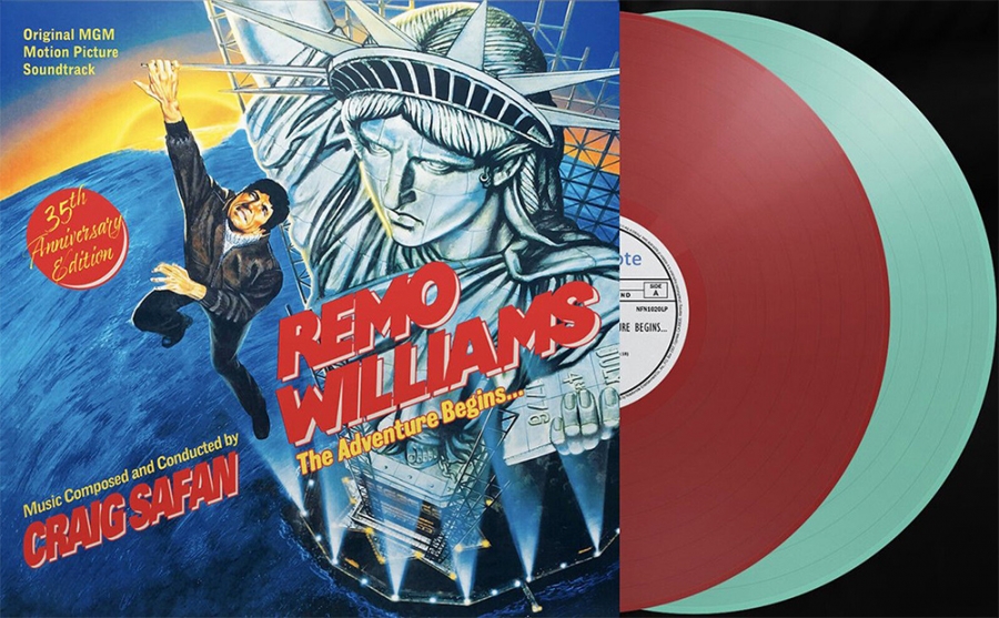 Remo Williams The Adventure Begins 35th Ann. Limited Edition Vinyl LP Craig Safan - Click Image to Close