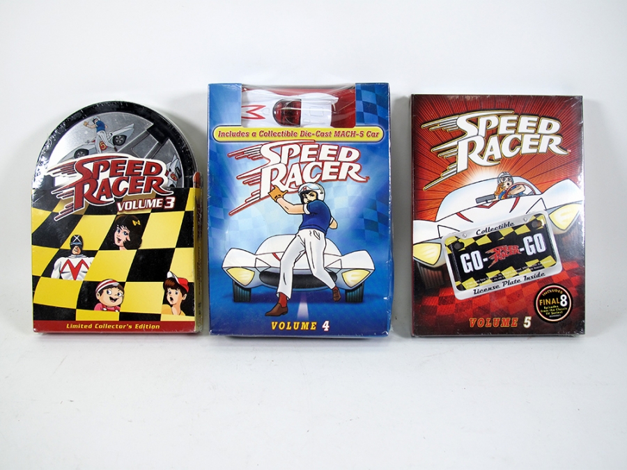 Speed Racer DVD Volume 3, 4 and 5 Collectors Editions - Click Image to Close