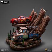 Cars Lightning McQueen & Tow Mater Deluxe 1/10 Scale Statue