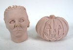 Halloween 1979 Michael Meyers Head and Pumpkin Master Sculpt