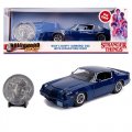 Stranger Things 1979 Chevy Camaro Z28 1/24 Scale Die-Cast Metal Vehicle with Coin