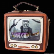 Universal Monsters Vintage TV Triple Lenticular Crossbody Bag Creature, Frankenstein and Wolfman