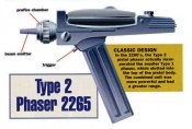 23rd Century Pistol Prop Replica Model Kit Classic Phaser