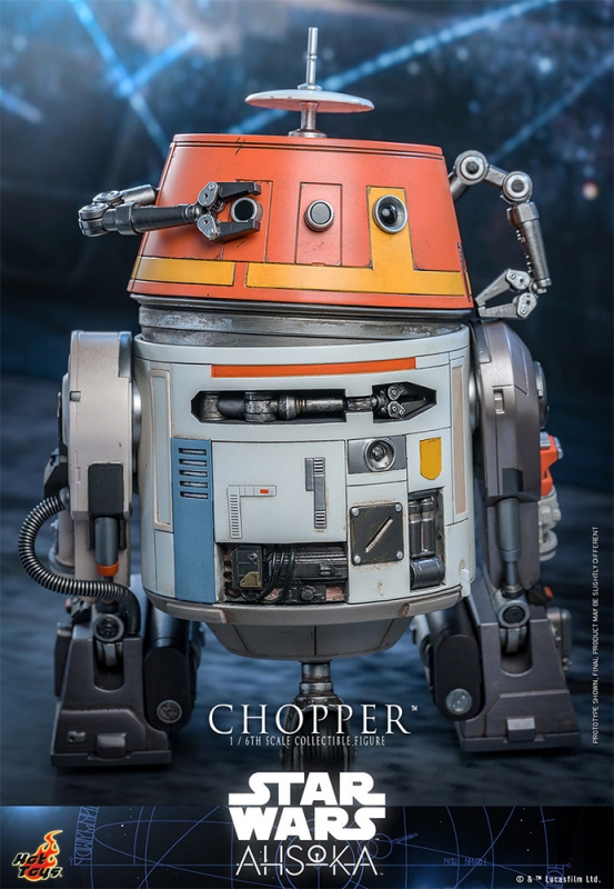 Star Wars: Ahsoka Chopper Droid 1/6 Scale Figure by Hot Toys - Click Image to Close