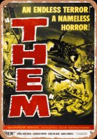 Them! 1954 10" x 14" Metal Sign #2