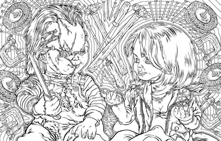 Chucky: The Official Coloring Book - Click Image to Close
