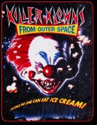 Killer Klowns from Outer Space Poster Raschel Fleece Throw Blanket