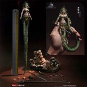 Medusa Snake Head Green Version with Tail 1/12 Scale Figure by TB League