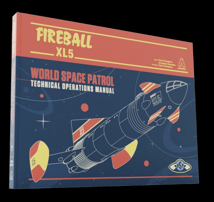 Fireball XL5 World Space Patrol Technical Operations Manual Hardcover Book - Click Image to Close