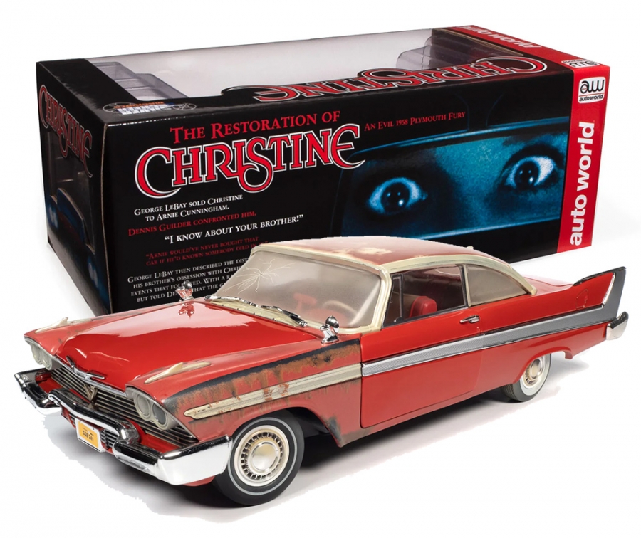 Christine John Carpenter 1/18 (Partially Restored) Diecast Replica - Click Image to Close