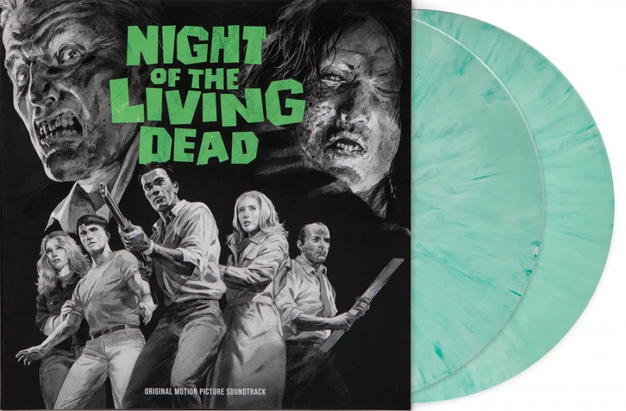 Night Of The Living Dead 1968 Vinyl LP Limited Edition Ghoul Green Vinyl 2 Disc Set - Click Image to Close