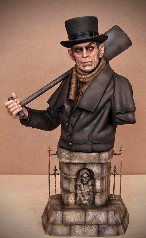 Body Snatcher 1/4 Scale Tribute Bust Model Kit By Jeff Yagher Boris Karloff - Click Image to Close