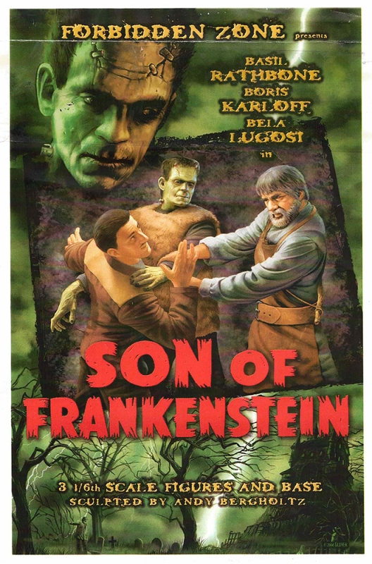 Son of Frankenstein 1/6 Scale 3 Figure Resin Model Kit by Forbiden Zone - Click Image to Close