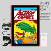 Superman Action Comics LED Light Up Poster