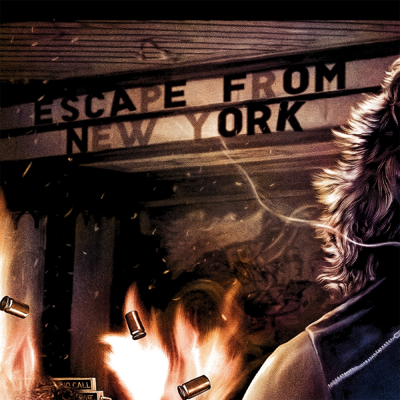 Escape From New York 1981 Snake Plissken Fine Art Print - Click Image to Close