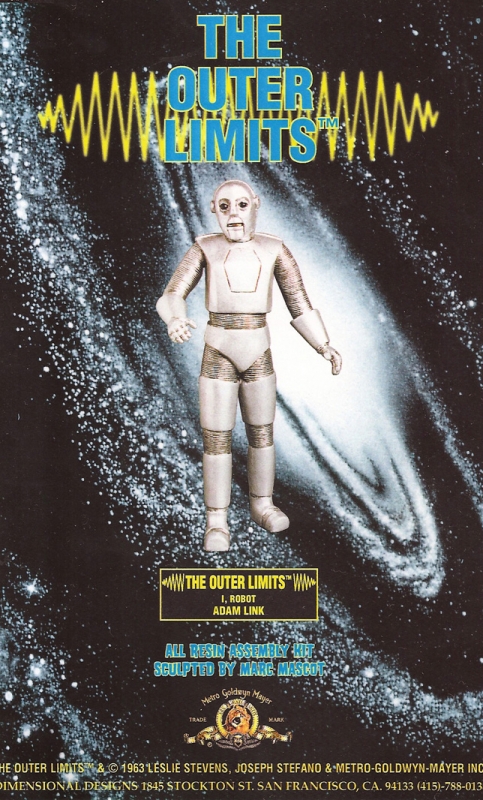 Outer Limits 1963 Adam Link Robot 1/6 Scale Model Kit "I Robot" - Click Image to Close