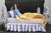 Exorcist Regan MacNeil 8 Inch Retro Style Deluxe Figure with Bed