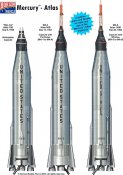 Mercury Atlas Rocket 1/72 Scale Model Kit by Horizon Models