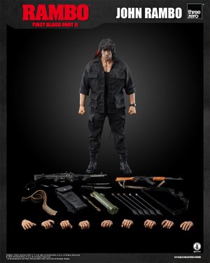 Rambo First Blood Part 2 John Rambo 1/6 Scale Figure Sylvester Stallone