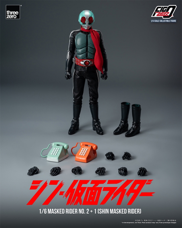 Kamen Rider No. 2+1 (Shin Masked Rider) 1/6 Scale Figure - Click Image to Close